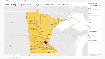Enrollment by County Thumbnail
